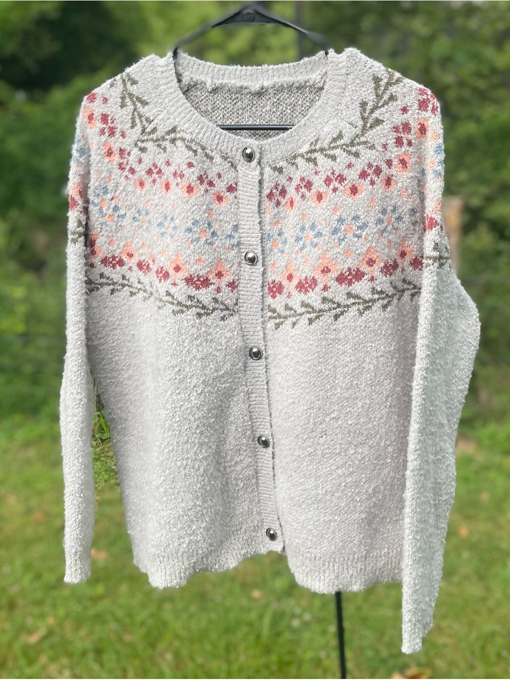 Women’s Vintage Inspired Classic Cardigan Sweater Med